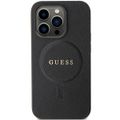 Puzdro Guess pre iPhone 14 Pro Max 6,7" GUHMP14XPSAHMCK čierna HC PU Saffiano Magsafe