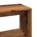 vidaXL Rohový písací stôl Old Wood 200,5x50x76 cm Engineered Wood