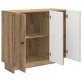 vidaXL Servírovacia skriňa Dub artisan 89 x 34,5 x 80 cm