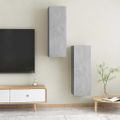 vidaXL TV skrinky 2 ks, betónovo sivé 30,5x30x90 cm, kompozitné drevo