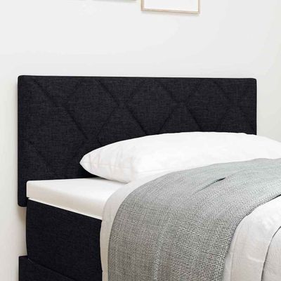 vidaXL LED hlavová doska Čierny 100 cm látka