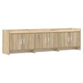 vidaXL TV skrinka 168 x 33 x 47 cm Dub sonoma Kompozitné drevo