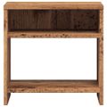 vidaXL Nočné stolíky 2 ks staré drevo 40x30x40 cm kompozitné drevo