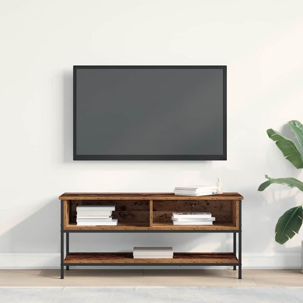 vidaXL Zostava TV skriniek Nástenný Staré drevo 100 x 35 x 45 cm