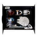 Sada hrnčekov na espresso Star Wars - Rebel (4 ks)