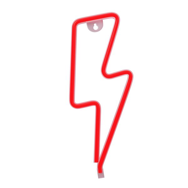 Neon LED svetlo BOLT červený Bat + USB FLNE06 Forever Light