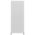 vidaXL Komoda lesklá biela 69,5x32,5x90 cm spracované drevo