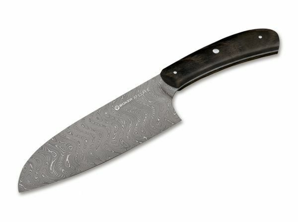 Böker Manufaktur Solingen 131477DAM Santoku damaškový nôž 17 cm čierna