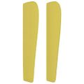 vidaXL Čelo postele so záhybmi zelené 83x23x118/128 cm látka