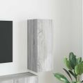 vidaXL TV nástenná skriňa 30 x 31 x 80 cm Sivý Sonoma Kompozitné drevo