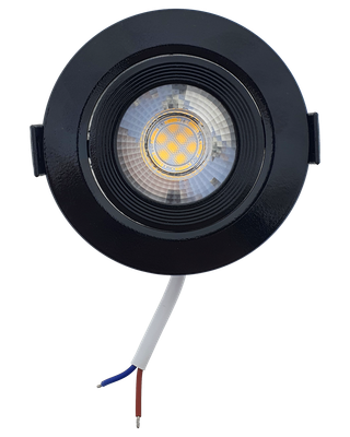 Bodové LED svetlo 7W - kruhové TR 425 / 9666 Čierna TRIXLINE