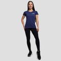 Dámske tričko Basic Navy Blue - GymBeam, veľkosť M, veľkosť oblečenia M