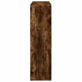 vidaXL Rozdeľovacia knižnica dymový dub 102x29x103,5 cm kompoz. drevo