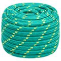 vidaXL Lodné lano zelené 20 mm 50 m polypropylén