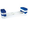 Step na aerobik HMS AS005 bielo-modrý