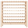 vidaXL Stojan na víno 109,5x30x107,5 cm masívna borovica