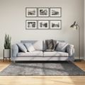 vidaXL Koberec HUARTE krátky vlas mäkký umývateľný antracit 160x160 cm