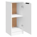 vidaXL Komody 2 ks biele 30x30x70 cm spracované drevo