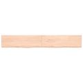 vidaXL Kúpeľňová doska 200x30x(2-6) cm neošetrený masív