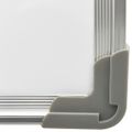 vidaXL Magnetická tabuľa stierateľná za sucha biela 50x35 cm oceľ