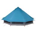 vidaXL Tipi stan so strechou s úložiskom Modrá 508 x 470 x 300 cm taft
