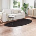 vidaXL Koberec HUARTE Čierna 100 x 200 cm Polyester