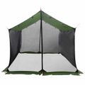 vidaXL Stanový plachty s sieťovými stenami 340 x 260 x 220 cm Zelená