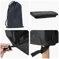 vidaXL Obal na nábytok Jednofarebný Čierna 300 x 140 x 90 cm 210D