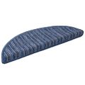 vidaXL Samolepiace schodové rohože 15 ks 56 x 17 x 3 cm Non-Slip Modrá