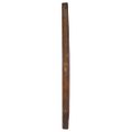 vidaXL Nástenné zrkadlo 60 cm teakové okrúhle