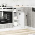 vidaXL Kuchynská spodná skrinka Kalmar, sivé sonoma, kompozitné drevo