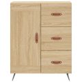 vidaXL Vysoká skrinka dub sonoma 69,5x34x180 cm spracované drevo