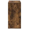 vidaXL Servírovacia skriňa Dymová dub 59,5 x 27 x 57 cm