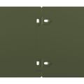 vidaXL Obrubník trávnika 10 ks 15 x 103 cm Olivovo zelená