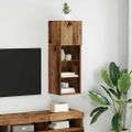 vidaXL Nástenný TV kabinet 30,5 x 30 x 90 cm Staré drevo