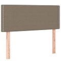 vidaXL Čelo postele sivohnedé 80x5x78/88 cm látka