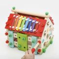 Montessori multifunkčný drevený domček Kruzzel 22564