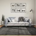 vidaXL Shaggy koberec PAMPLONA, vysoký vlas moderný antracit 200x200cm