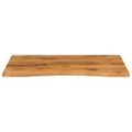 vidaXL Stolová doska so zakrivením 110x80x2,5 cm surový mangový masív