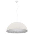 vidaXL Závesná lampa biela a strieborná Ø70 cm E27