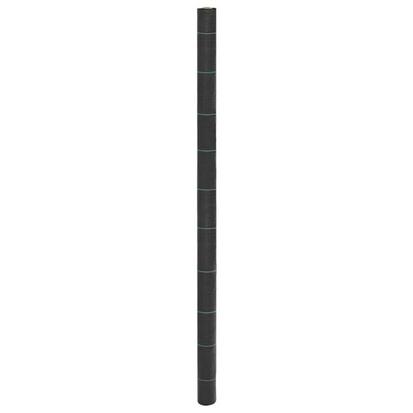 vidaXL Membrána proti burine čierna 2x50 m PP