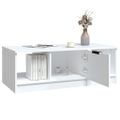 vidaXL Konferenčný stolík biely 102x50x36 cm kompozitné drevo