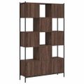 vidaXL Knižnica hnedý dub 102x28x172 cm kompozitné drevo