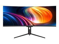 LED monitor - hranie hier - zakrivená - 49" - 5120 x 1440 @ 120 Hz - VA - 400 cd/m² - 3000:1 - 1 ms - HDMI, DisplayPort, USB-C - reproduktory - čierna