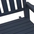vidaXL Hojdacie kreslo 2 ks Námornícka modrá Polyetylén