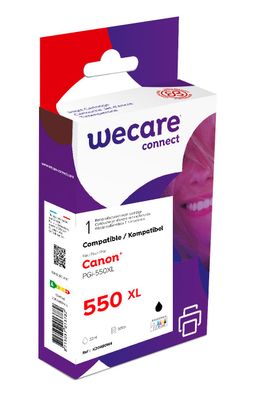 WECARE ARMOR ink kompatibilný s CANON PGi-550XLBK,čierna/black pigm.