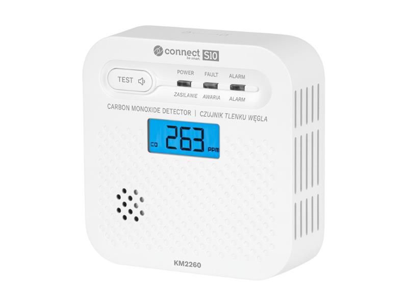 Detektor oxidu uhoľnatého KRUGER & MATZ Connect S10 Tuya