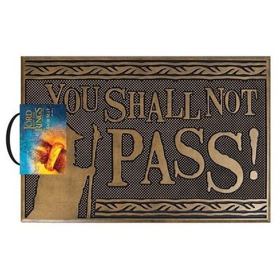 Rohožka The Lord of the Rings - You Shall Not Pass, guma