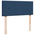 vidaXL Boxspring posteľ s matracom modrá 120x200 cm látka
