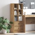 vidaXL Highboard Remeselný dub 45,5 x 34 x 127 cm